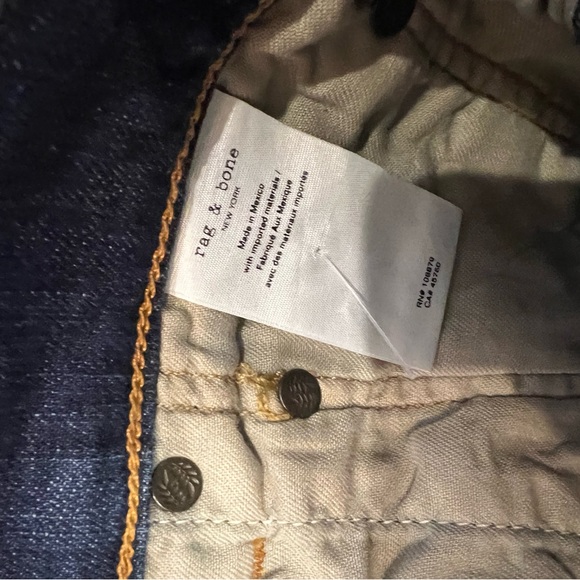 Rag and Bone mens denim jeans Fit 2 Slim Size 31 waist - Picture 5 of 5
